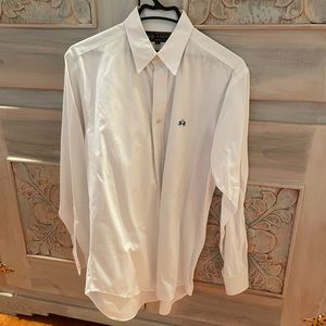 La Martina White Longsleeve Button Down